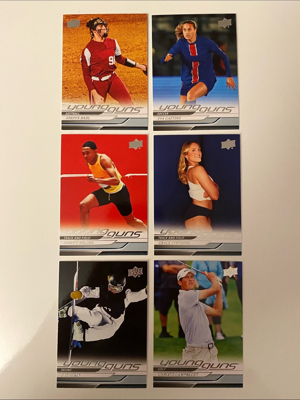 2025 Upper Deck Goodwin Champions Young Guns Lot (6 Cards)